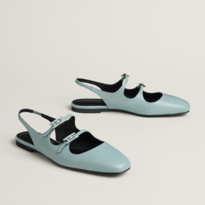 Pony Pit Stop double face scarf 90 - Blue | Hermès USA